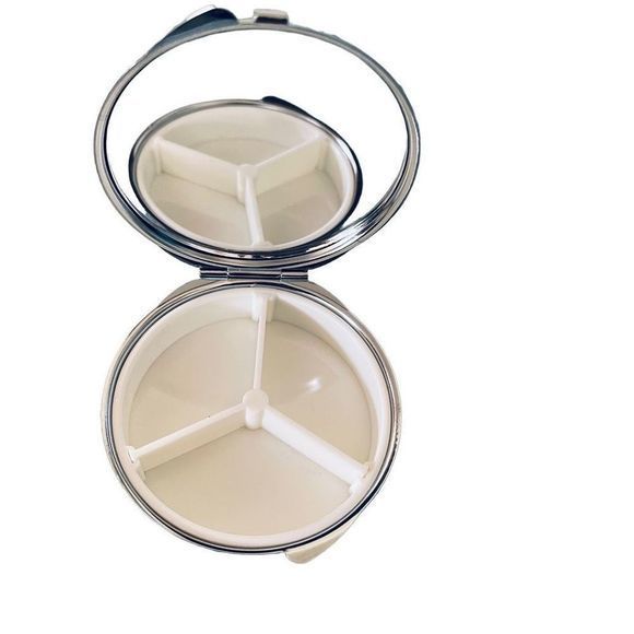 NEW Sloth "Follow Your Dreams" 3 Section Medicine or Storage Box with Mirror - Picture 8 of 10